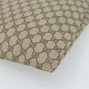 GUCCI GG Supreme Shoulder Bag PVC Beige Gold 97 19 302 Auth ka4830-12