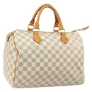 LOUIS VUITTON Damier Azur Speedy 30 Hand Bag N41533 LV Auth ka4831A-1