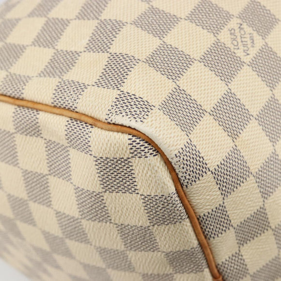 LOUIS VUITTON Damier Azur Speedy 30 Hand Bag N41533 LV Auth ka4831A