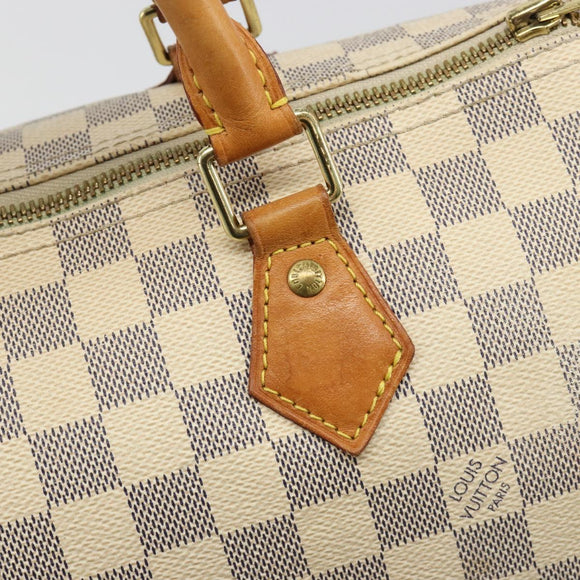 LOUIS VUITTON Damier Azur Speedy 30 Hand Bag N41533 LV Auth ka4831A