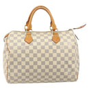 LOUIS VUITTON Damier Azur Speedy 30 Hand Bag N41533 LV Auth ka4831A-13