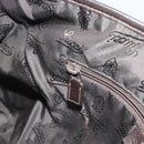 GUCCI GG Canvas Guccissima Shoulder Bag Leather Black Gold 223665 Auth ka4832-21