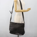 GUCCI GG Canvas Guccissima Shoulder Bag Leather Black Gold 223665 Auth ka4832-23