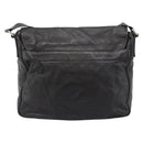 GUCCI GG Canvas Guccissima Shoulder Bag Leather Black Gold 223665 Auth ka4832-2