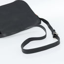GUCCI GG Canvas Web Sherry Line Shoulder Bag Black Silver Red 322077 Auth ka4834-7