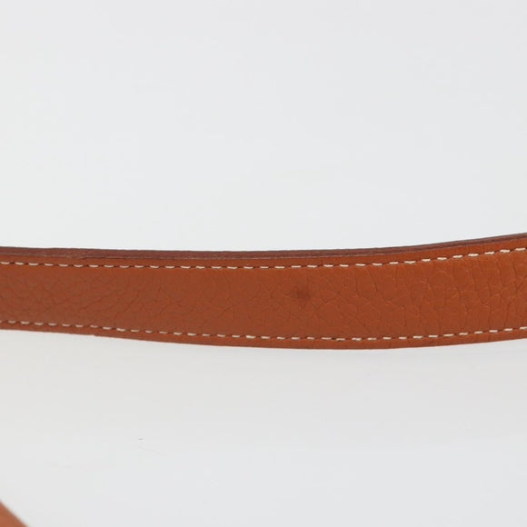 HERMES Christine Fjord Shoulder Bag Taurillon Leather Brown Auth ka4835SAV