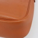 HERMES Christine Fjord Shoulder Bag Taurillon Leather Brown Auth ka4835SAV-17