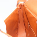 HERMES Christine Fjord Shoulder Bag Taurillon Leather Brown Auth ka4835SAV-24