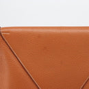 HERMES Christine Fjord Shoulder Bag Taurillon Leather Brown Auth ka4835SAV-3