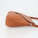 HERMES Christine Fjord Shoulder Bag Taurillon Leather Brown Auth ka4835SAV-4