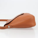 HERMES Christine Fjord Shoulder Bag Taurillon Leather Brown Auth ka4835SAV-5