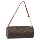 LOUIS VUITTON Monogram Papillon Pouch LV Auth ka4838-1