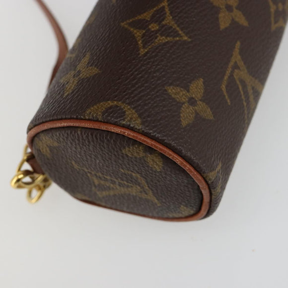 LOUIS VUITTON Monogram Papillon Pouch LV Auth ka4838