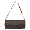 LOUIS VUITTON Monogram Papillon Pouch LV Auth ka4838-13