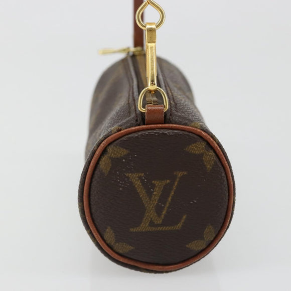 LOUIS VUITTON Monogram Papillon Pouch LV Auth ka4838