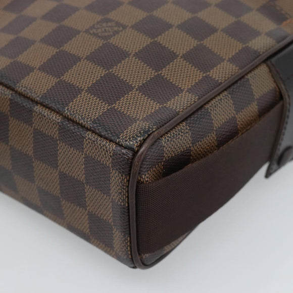 LOUIS VUITTON Damier Ebene Olaf PM Shoulder Bag N41442 LV Auth ka4840