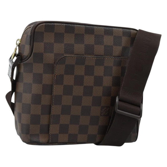 LOUIS VUITTON Damier Ebene Olaf PM Shoulder Bag N41442 LV Auth ka4840