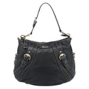 GUCCI Shoulder Bag Leather Black Gold 223937 Auth ka4841V-13