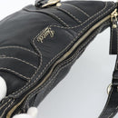 GUCCI Shoulder Bag Leather Black Gold 223937 Auth ka4841V-6