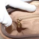 GUCCI GG Supreme Web Sherry Line Bag PVC Beige Gold 001 58 6177 4023 Auth ka4844-19