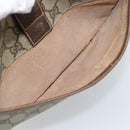 GUCCI GG Supreme Web Sherry Line Bag PVC Beige Gold 001 58 6177 4023 Auth ka4844-21