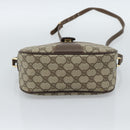 GUCCI GG Supreme Web Sherry Line Bag PVC Beige Gold 001 58 6177 4023 Auth ka4844-9