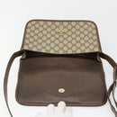 GUCCI GG Supreme Web Sherry Line Bag PVC Beige Gold 001 104 0551 Auth ka4846-15