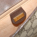 GUCCI GG Supreme Web Sherry Line Bag PVC Beige Gold 001 104 0551 Auth ka4846-16