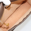 GUCCI GG Supreme Web Sherry Line Bag PVC Beige Gold 001 104 0551 Auth ka4846-17
