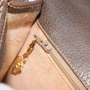 GUCCI GG Supreme Web Sherry Line Bag PVC Beige Gold 001 104 0551 Auth ka4846-21