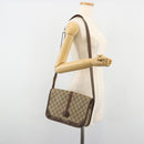 GUCCI GG Supreme Web Sherry Line Bag PVC Beige Gold 001 104 0551 Auth ka4846-25
