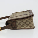 GUCCI GG Supreme Web Sherry Line Bag PVC Beige Gold 001 104 0551 Auth ka4846-5