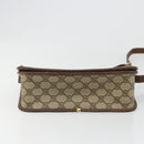GUCCI GG Supreme Web Sherry Line Bag PVC Beige Gold 001 104 0551 Auth ka4846-9