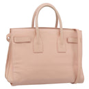 SAINT LAURENT Sac De Jules Hand Bag Leather 2way Pink Gold Auth ka4847V-1