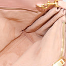 SAINT LAURENT Sac De Jules Hand Bag Leather 2way Pink Gold Auth ka4847V-19