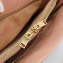 SAINT LAURENT Sac De Jules Hand Bag Leather 2way Pink Gold Auth ka4847V-23