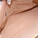 SAINT LAURENT Sac De Jules Hand Bag Leather 2way Pink Gold Auth ka4847V-25