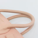 SAINT LAURENT Sac De Jules Hand Bag Leather 2way Pink Gold Auth ka4847V-8