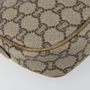 GUCCI GG Plus Supreme Shoulder Bag PVC Beige Gold Auth ka485-11