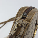 GUCCI GG Plus Supreme Shoulder Bag PVC Beige Gold Auth ka485-15