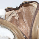 GUCCI GG Plus Supreme Shoulder Bag PVC Beige Gold Auth ka485-18