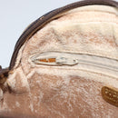 GUCCI GG Plus Supreme Shoulder Bag PVC Beige Gold Auth ka485-20