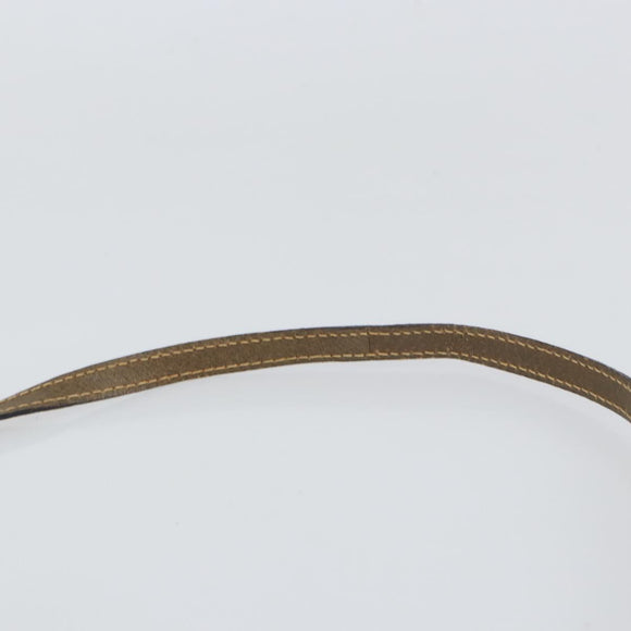 GUCCI GG Plus Supreme Shoulder Bag PVC Beige Gold Auth ka485