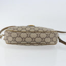 GUCCI GG Plus Supreme Shoulder Bag PVC Beige Gold Auth ka485-9
