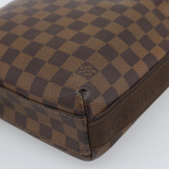LOUIS VUITTON Damier Ebene Trotteur Beaubourg Shoulder Bag N41135 LV Auth ka4850
