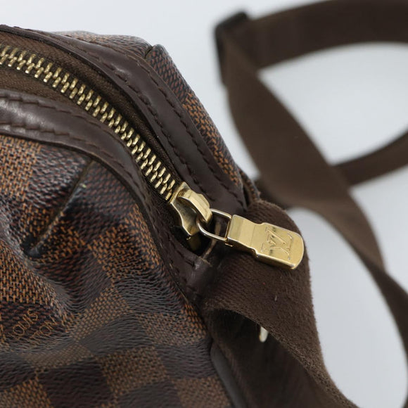 LOUIS VUITTON Damier Ebene Trotteur Beaubourg Shoulder Bag N41135 LV Auth ka4850