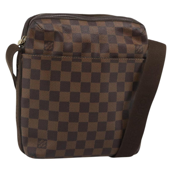 LOUIS VUITTON Damier Ebene Trotteur Beaubourg Shoulder Bag N41135 LV Auth ka4850