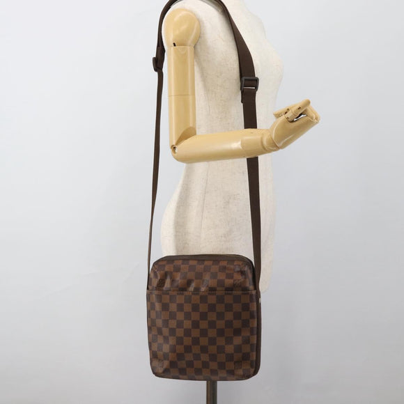LOUIS VUITTON Damier Ebene Trotteur Beaubourg Shoulder Bag N41135 LV Auth ka4850
