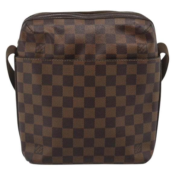 LOUIS VUITTON Damier Ebene Trotteur Beaubourg Shoulder Bag N41135 LV Auth ka4850