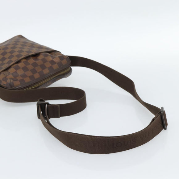 LOUIS VUITTON Damier Ebene Trotteur Beaubourg Shoulder Bag N41135 LV Auth ka4850